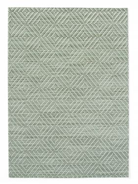 Juego de manteles con patrón geométrico, HENDI, Verde, 6 uds., 450x300mm