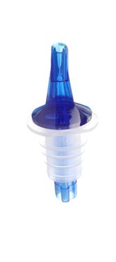 Free-flow pourer, BarUp, Blue, 4 pcs