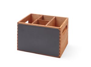 Menú y caja para cubiertos, HENDI, 210x150x(H)150mm