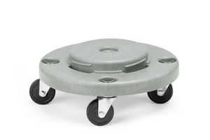 Carro para cubo de basura redondo, AmerBox, es compatible con 691403, ⌀400x(H)165mm