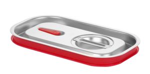 Vāks GN tvertnēm, ar silikona blīvējumu, HENDI, Kitchen Line, GN 1/4, 265x162mm