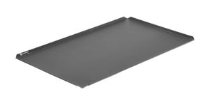 Küpsetusplaat, mittenakkuva kattega, 4 servaga, HENDI, Must, 600x400x(H)10mm, Ristkülikukujuline
