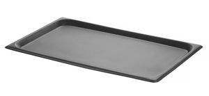Bandeja de horno con revestimiento antiadherente CONVECTOMAT ROAST, HENDI, GN 1/1, Negro, 530x325x(H)17mm