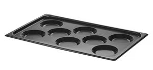 Paplāte ar nepiedegošu pārklājumu CONVECTOMAT EGGPLATE, HENDI, GN 1/1, Melns, 530x325x(H)26mm