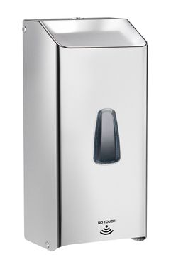 Pie sienas uzstādāms bezkontakta ziepju vai dezinfekcijas želejas dozators, Monolith, 1 l, 124x108x(H)273mm