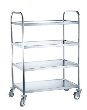 Carro de servivio con 4 estantes, HENDI, 905x585x(H)1245mm