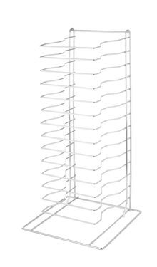 Pizzarács/serpenyőtartó állvány 14 részes, HENDI, 300x305x(H)680mm