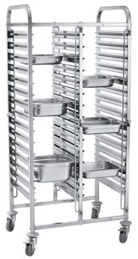GN-konteinerite transpordikäru, 2-osaline 30×GN 1/1, HENDI, 798x610x(H)1710mm