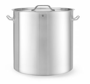 Garnek wysoki z pokrywką, HENDI, Budget Line, 98L, ⌀500x(H)500mm