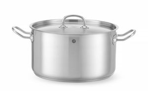 Stew pot medium – with lid, HENDI, Kitchen Line, 9,5L, ⌀280x(H)155mm
