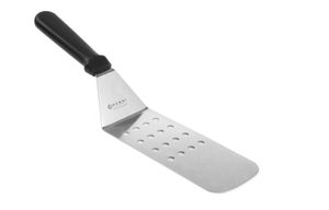 Turner flexible, perforated, HENDI, designed by Robert Bronwasser, Black, 368x76mm