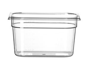 Recipiente Gastronorm 1/4, HENDI, Profi Line, GN 1/4, 4L, Transparente, 265x162x(H)150mm