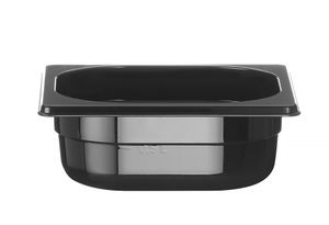 Toiduanum mustast polükarbonaadist GN 1/6, HENDI, GN 1/6, 1L, 176x162x(H)65mm
