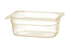 Trauks GN 1/4 no grilamīda augstai temperatūrai, HENDI, GN 1/4, 2,6L, Caurspīdīgs, 265x162x(H)100mm