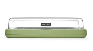 Chladiaca vitrína UNIQ, HENDI, designed by Robert Bronwasser, GN 1/1, Zelená, 593x389x(H)147mm, Obdĺžnikový
