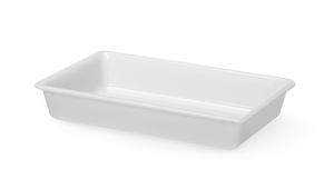 Bandeja de preparación, HENDI, 6L, Blanco, 430x285x(H)75mm