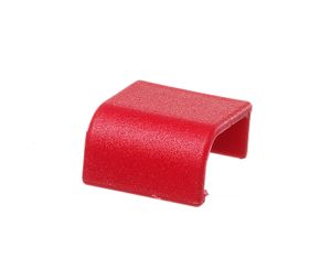 Clips para tapa de cubetas de almacenamiento con certificación HACCP, HENDI, Rojo, 12 uds
