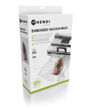 Embossed vacuum bags, HENDI, 100 pcs., 300x400mm