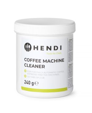 Limpiador de cafeteras automáticas, 120 pastillas, HENDI