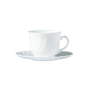 Apakštase Trianon, Arcoroc, ø160 mm, Balts, ⌀160x(H)17mm