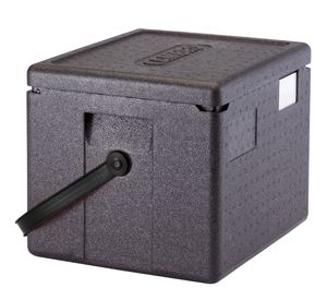 Soojusisolatsioonkonteiner Cam GoBox musta rihmaga, GN 1/2, Cambro, 22,3 l, 22,3L, 390x330x(H)316mm