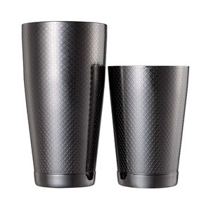 Shaker tin Diamond Lattice, Antique Copper, Barfly, 0,83L, Black