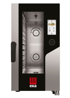 Elektriline konvektsiooniga auruhiul Millennial Touch Screen Gastro Compact 10 x GN 1/1, elektrooniline juhtimine, Tecnoeka, 400V/15400W, 500x930x(H)970mm