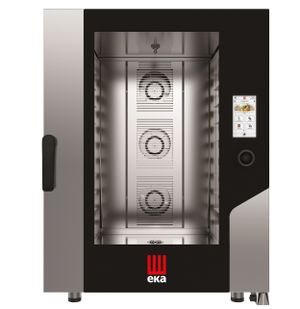 Konvektsioon-auruahi Millennial Touch Screen Bakery automaatse pesemissüsteemiga, 10 × 600× 400 mm – elektroonilise juhtimisega, elektriline, Tecnoeka, 400V/17000W, 850x1035x(H)1130mm