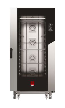 Konvektsioon-auruahi Millennial Black Mask Bakery, 16 × 600 × 400 mm – elektroonilise juhtimisega, elektriline, Tecnoeka, 400V/31000W, 930x1035x(H)1900mm