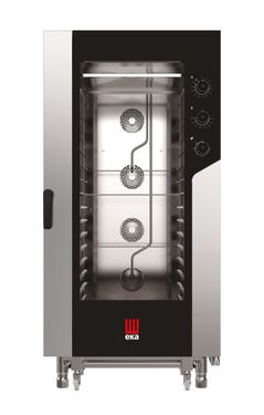 Konvektsioon-auruahi Millennial Smart Bakery, 16 × 600 × 400 mm – elektromehaanilise juhtimisega, elektriline, Tecnoeka, 400V/31000W, 930x1035x(H)1900mm