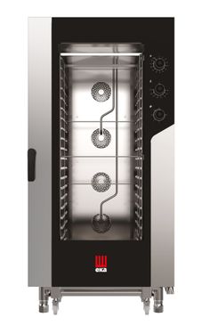 Konvektsioon-auruahi Millennial Smart Gastro 20 × GN 1/1 - gastronoomia jaoks, elektriline, Tecnoeka, 400V/31000W, 930x1041x(H)1900mm