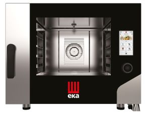 Konvektsioon-auruahi Millennial Touch Screen Bakery automaatse pesemissüsteemiga, 4 × 600× 400 mm – elektroonilise juhtimisega, elektriline, Tecnoeka, 400V/7800W, 850x1035x(H)700mm