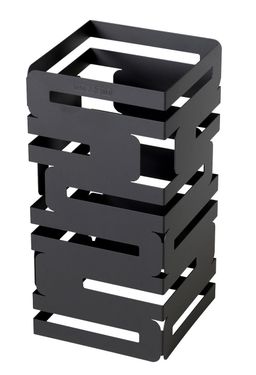 Black matte steel Skaycap 12' rack, ROSSETO, Black