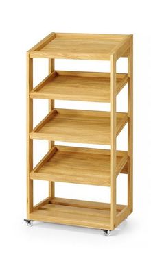 4-level oak stand, Fine Dine, Brown