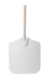 Pizza peel squared with short handle
