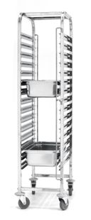 Cărucior compact debarasare tăvi 15 x GN 1/1
