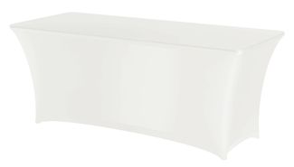 Table cover, rectangular, HENDI, 810910 810897, White, 1830x760x(H)730mm