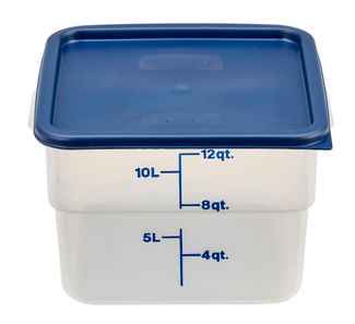 Transparentní polypropylenová nádoba na potraviny CamSquare, Cambro, Camsquare, 11,4 l, 11,4L, Průhledná, 256x310x(H)210mm