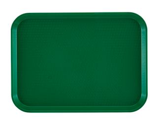 Polypropylene fast food tray, large., Cambro, green, Green, 355x457x(H)21mm 1