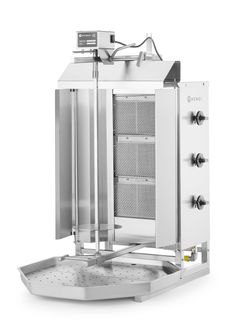 Plynový gril na kebab, HENDI, Profi Line, 9,75kW, 470x550x(H)960mm