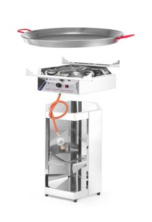 Paellera profesional Fiesta 800, HENDI, 7kW, 800x800x(H)900mm 1