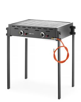 Gas Grill Roast-Master Pro Black, HENDI, Black, 11,6kW, 790x560x(H)900mm 2