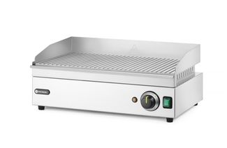 Griddle ribbed, HENDI, Kitchen Line, 220-240V/2400W, 527x404x(H)233mm 1