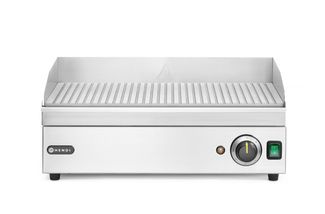 Griddle ribbed, HENDI, Kitchen Line, 220-240V/2400W, 527x404x(H)233mm 1