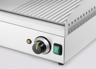 Griddle 1/3 ribbed, HENDI, Kitchen Line, 220-240V/3500W, 697x474x(H)241mm 1