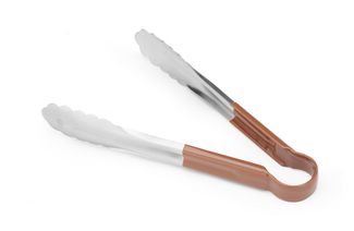 Servírovací kleště HACCP 250 mm, HENDI, Hnědá, (L)250mm