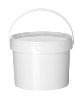 Cubeta plástica, HENDI, 11,5L, Blanco, ⌀300x(H)230mm