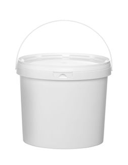 Wiadro, HENDI, Obszar do zadrukowania/etykietowania: 645x160 mm, 5,8L, biały, ⌀260x(H)195mm 1
