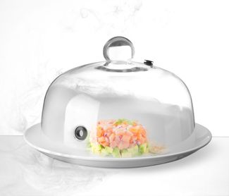 Glass dome with vent, HENDI, Plate dome, ⌀260x(H)175mm 1