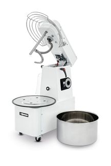 Spiral mixer with rising head and removable bowl - 10 L, Prismafood, 35 kg/h, 10L, 230V/370W, 380x600x(H)645mm 2
